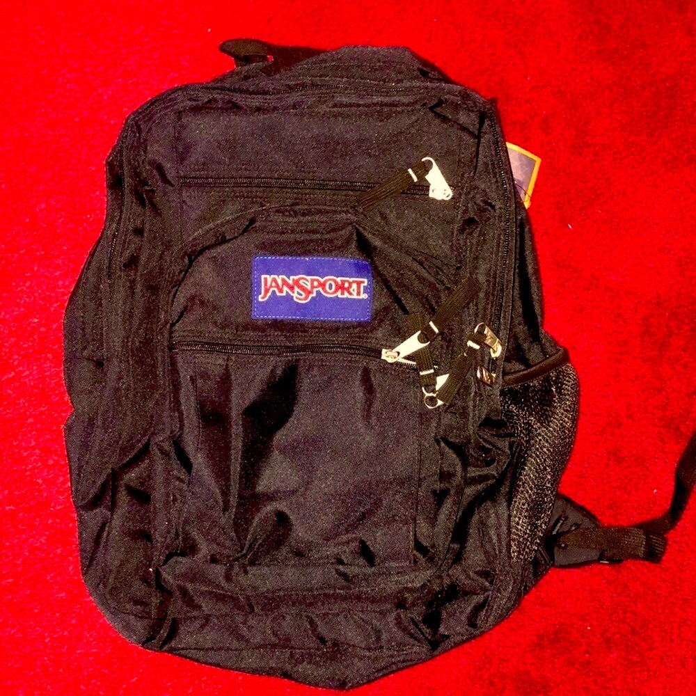 Black Jansport backpack